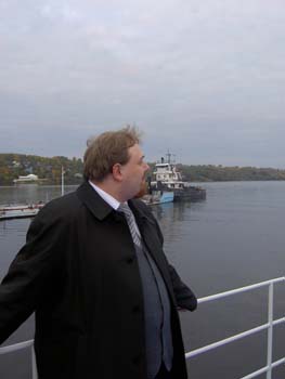 Egor Kholmogorow am Wolga